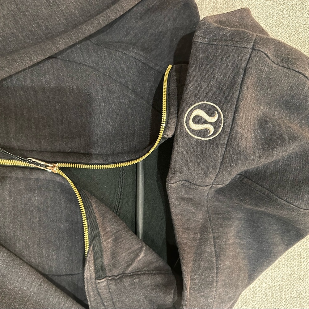 Lululemon Gray Zip-Up Hoodie